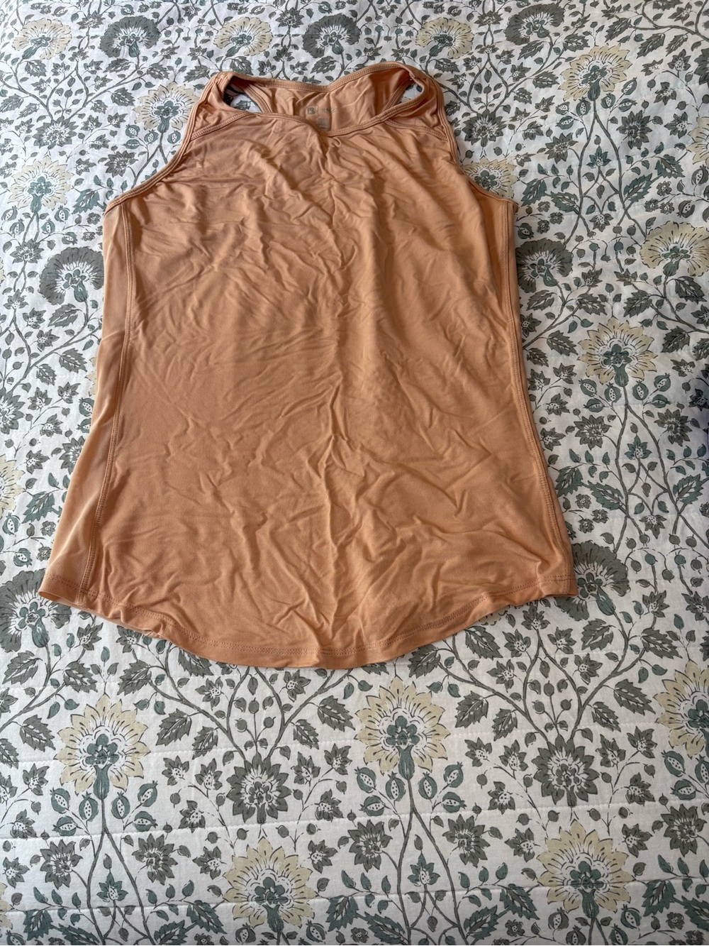BuffBunny Collection Rust Orange Racerback Tank Top